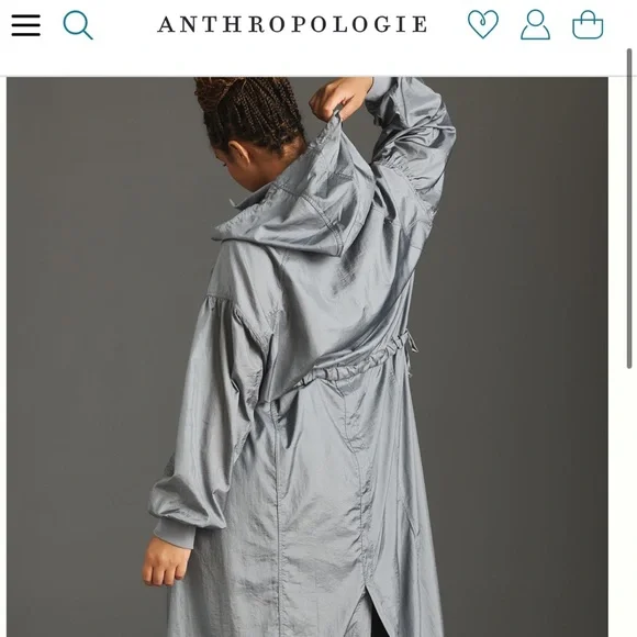 Anthropologie lightweight drawstring jacket - Picture 5 of 8